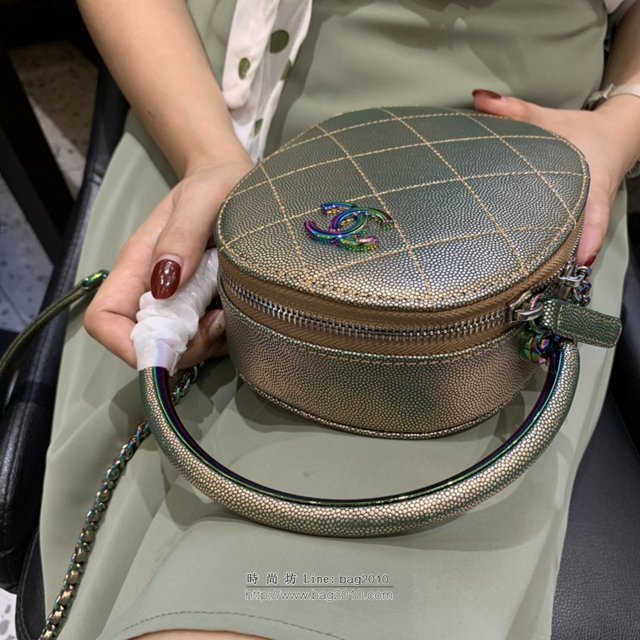 Chanel女包 A0765# 香奈兒2019最新爆款 紐約系列 早秋相機包 恐龍蛋包 Chanel單肩斜挎包  djc3252